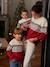 Kinder Weihnachtspullover mit Jacquardmuster Capsule FAMILY Oeko-Tex marine+rot 8