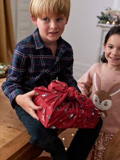 Jungenkleidung-Hemden-Weihnachtliches Jungen Hemd mit Karomuster