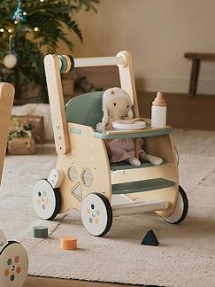 Spielzeug-Lauflernwagen mit Puppensitz, Holz FSC®