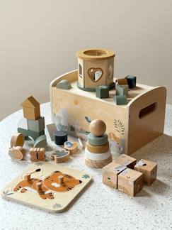 Spielzeug-Baby-Baby Spielzeug-Set mit Tiermotiven, Holz FSC®