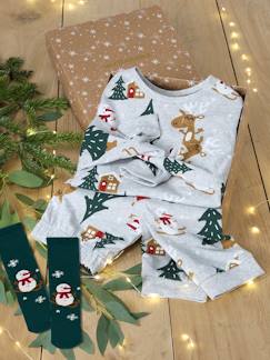 Jungen Weihnachts-Geschenkset: Schlafanzug & Socken Oeko-Tex  [numero-image]