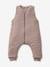 Baby Overall mit Fuß und abnehmbaren Ärmeln KLEINE KATZE Oeko-Tex beige meliert 2