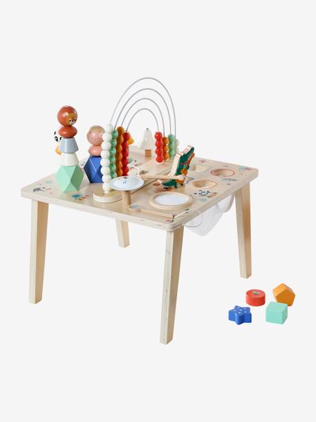 Kinder Activity-Tisch mit Musik HAPPY ANIMALS, Holz FSC® natur 8