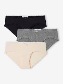 Umstandsmode-Unterwäsche -Slips & Shortys-Bio-Kollektion: 3er-Pack Umstands-Shortys ENVIE DE FRAISE