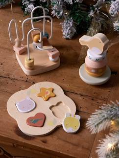 Spielzeug-Baby-3-teiliges Baby Lernspielzeug-Set, Holz FSC®