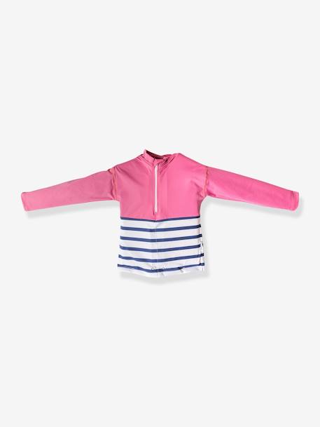 Kinder Strandshirt mit Rettungsweste, UV-Schutz FLOATEE gelb+rosa+rot 9