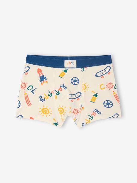 Bio-Kollektion: 5er-Pack Jungen Stretch-Boxershorts COOL königsblau 4