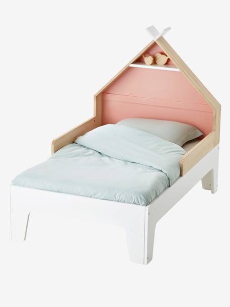 Mitwachsendes Kinderbett TIPILI, Hausbett Grün/Gelb+Pink/Blau+weiß 7