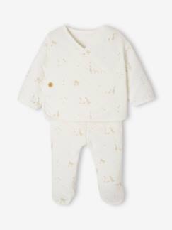 -Baby-Set: Wickeljacke mit Knopfverschluss & Hose OEKO-TEX®