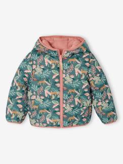 -Leichte Mädchen Wende-Steppjacke mit Recycling-Polyester