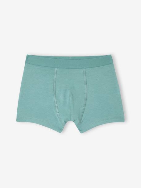 Bio-Kollektion: 5er-Pack Jungen Stretch-Boxershorts Dschungel grün 6