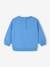 Baby Rundhals-Sweatshirt BASIC mit Recycling-Polyester blau+wollweiß 2