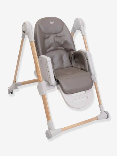 Baby Hochstuhl Polly Armonia CHICCO anthrazit+braun+grau+terrakotta 9