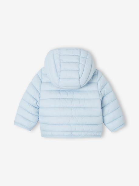 Baby Light-Steppjacke mit Futter aus Recycling-Polyester himmelblau+marine+salbeigrün 2