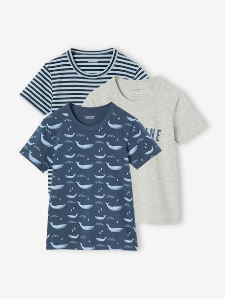 3er-Pack Jungen T-Shirts mit Walmotiv OEKO-TEX® aquamarine 1