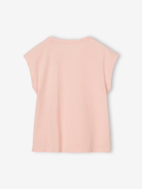 Mädchen T-Shirt BASIC, personalisierbar OEKO-TEX® bonbon rosa+koralle+marine+wollweiß 2