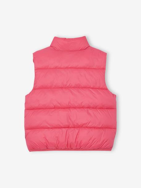 Mädchen Light-Steppweste mit Recycling-Polyester rosa+salbeigrün 4