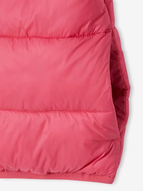 Mädchen Light-Steppweste mit Recycling-Polyester rosa+salbeigrün 6