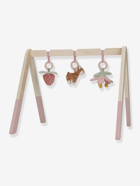 Baby Spielbogen aus Holz LITTLE DUTCH aqua+blau+pudrig rosa 12