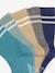 5er-Pack Jungen Socken BASICS OEKO-TEX® himmelblau+khaki+marine 6