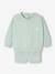 Baby-Set: Sweatshirt & Shorts, mit Recycling-Polyester graublau 1