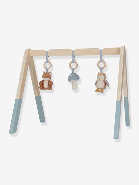 Baby Spielbogen aus Holz LITTLE DUTCH aqua+blau+pudrig rosa 7