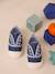 Baby Stoff-Sneakers mit Gummizug blau+blau chambray 15