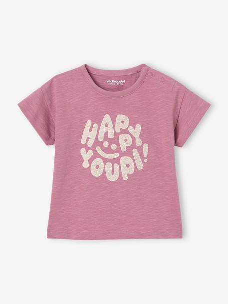 Bio-Kollektion: Baby T-Shirt HAPPY YOUPI violett 2