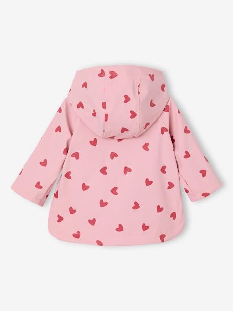 Mädchen Baby Regenjacke aquamarin gänseblümchen+rosa+wollweiß 13