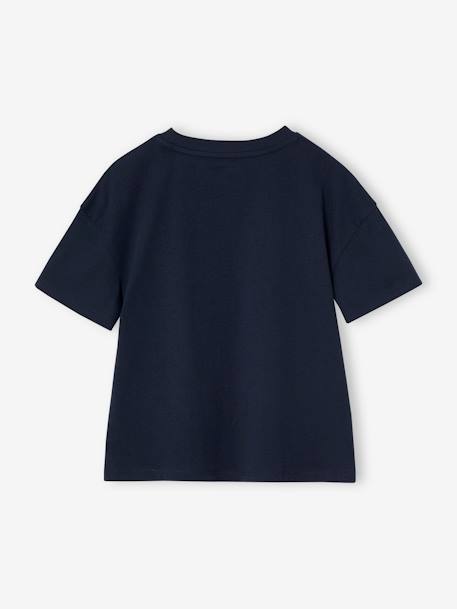 Mädchen T-Shirt BASIC OEKO-TEX® bonbon rosa+marine+violett 7