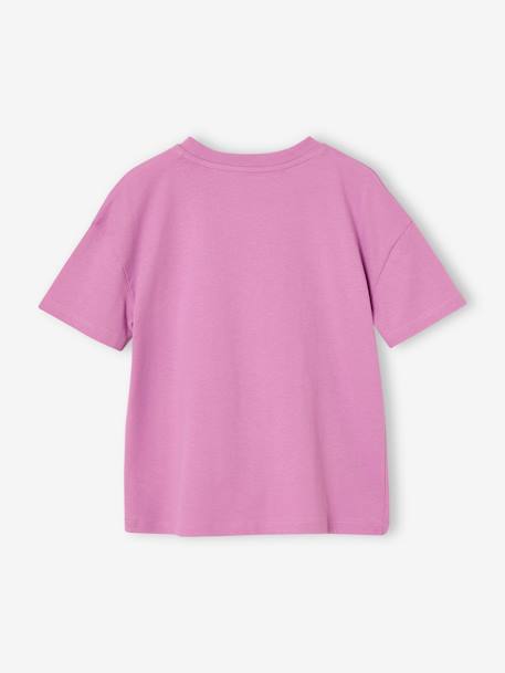 Mädchen T-Shirt BASIC OEKO-TEX® bonbon rosa+marine+violett 10