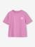 Mädchen T-Shirt BASIC OEKO-TEX® bonbon rosa+marine+violett 9