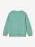 Jungen Sweatshirt BASIC mit Print und Recycling-Polyester aqua+blau+weiß meliert 2