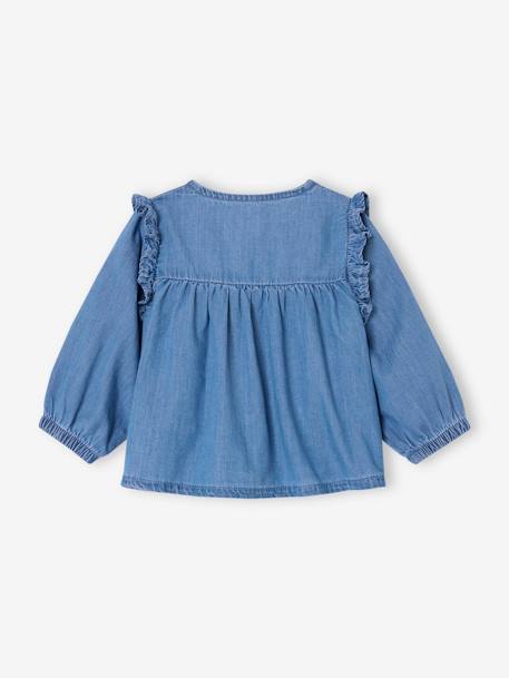 Baby Bluse aus Light-Denim blue stone 2