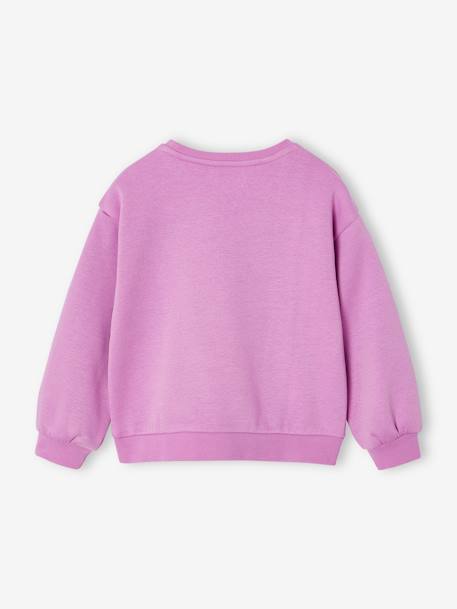 Mädchen Sweatshirt mit Print Basics graugrün+himmelblau+koralle+vanille+violett 17