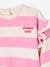 Mädchen Baby Sweatshirt mit Schriftzug und Recycling-Polyester bonbon rosa 3