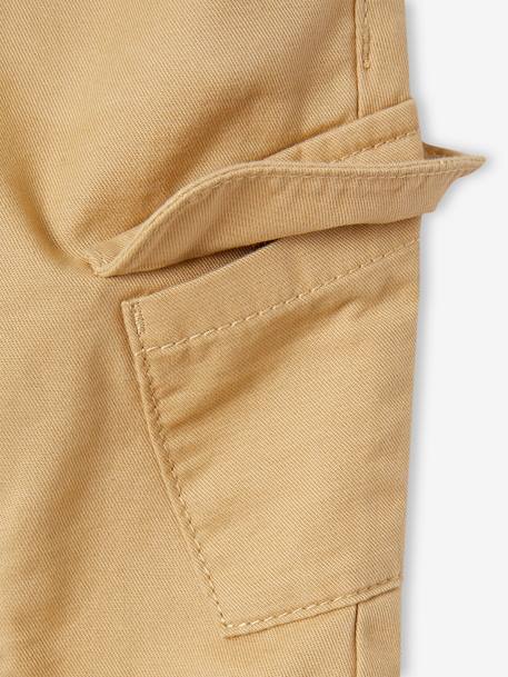 Baby Cargohose OEKO-TEX® blau+cappuccino+khaki 9