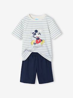 Jungenkleidung-Schlafanzüge-Gestreifter Jungen Sommer-Schlafanzug Disney MICKY MAUS Oeko-Tex