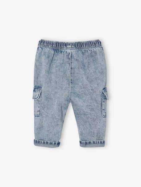 Baby Cargojeans mit Dehnbund double stone 2