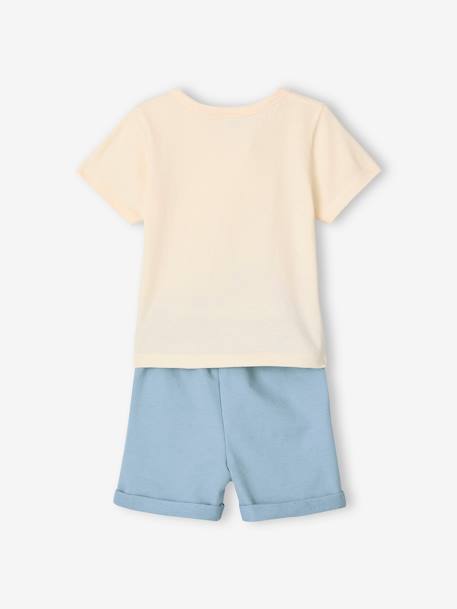 Baby-Set: T-Shirt & Shorts WINNIE PUUH blau chambray 4