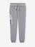 Jungen Jogginghose mit Recycling-Polyester grau meliert+marine 1