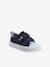 Baby Stoffsneakers mit Klettriemchen beige bedruckt+hellblau+khaki+marine 23