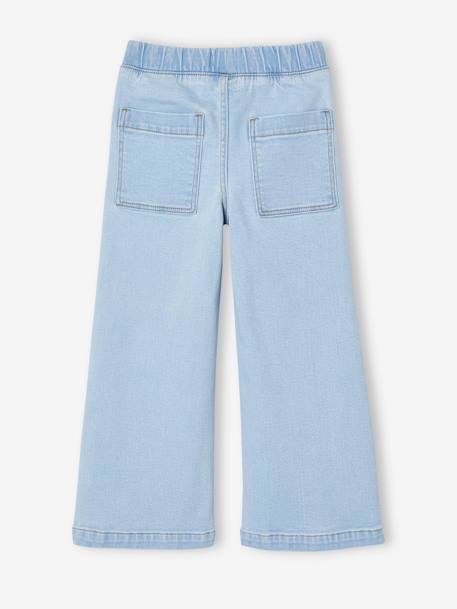 Weite Mädchen Jeggings BASIC helles blau 3