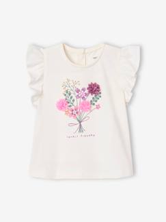 Babymode-Shirts & Rollkragenpullover-Shirts-Mädchen Baby T-Shirt, 3D-Blumen