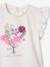 Mädchen Baby T-Shirt, 3D-Blumen altrosa+vanille 12