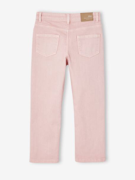 Mädchen Slim-Fit-Hose, Hüftweite REGULAR pudrig rosa+salbeigrün 10