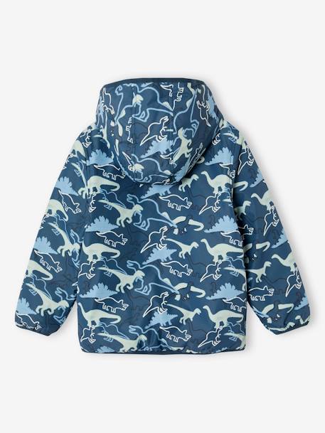 Wendbare Jungen Light-Steppjacke mit Recycling-Polyester aquamarine 4