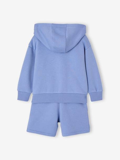 Jungen Sport-Set: T-Shirt, Sweatjacke & Shorts Oeko-Tex blau 5