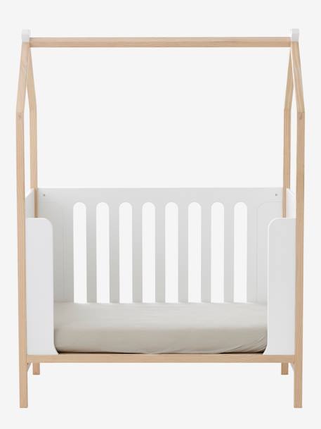 Baby Kombi-Hausbett KOKOSNUSS sand+weiß 14