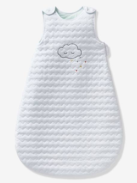 Bio-Kollektion: Baby Winterschlafsack WOLKE, Ärmel abnehmbar weiß 2